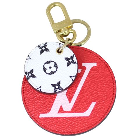 louis vuitton red bag charm|authentic louis vuitton key pouch.